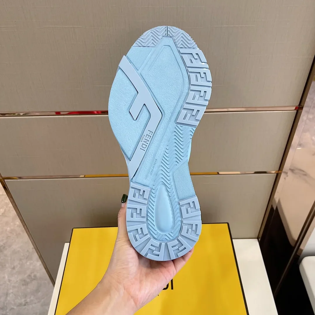 Fendi FD Flow Running Sneakers Blue Fendi FD Flow Running Sneakers Blue
