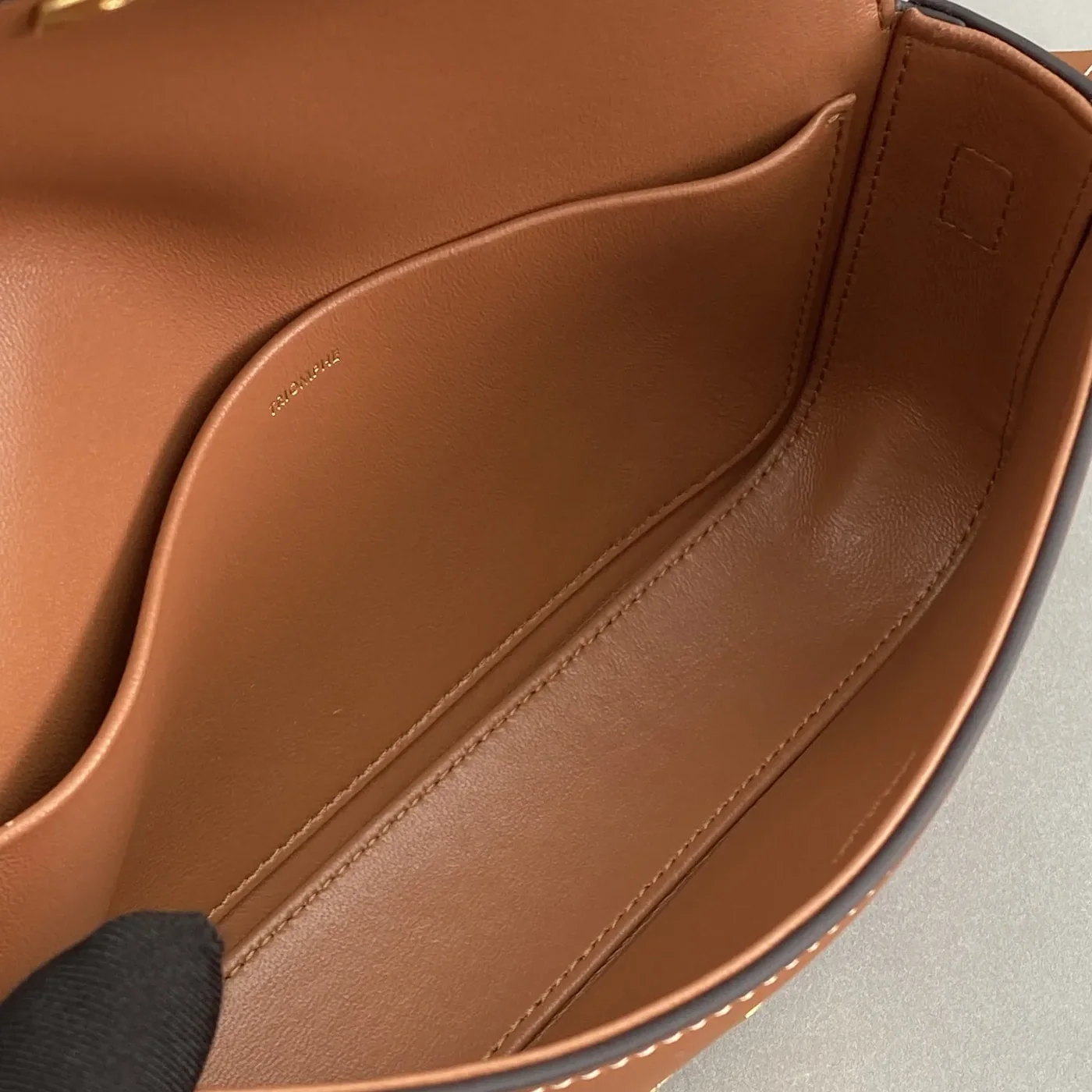 Celine Triomphe Shoulder Bag Brown / .04LU Celine Triomphe Shoulder Bag Brown / .04LU