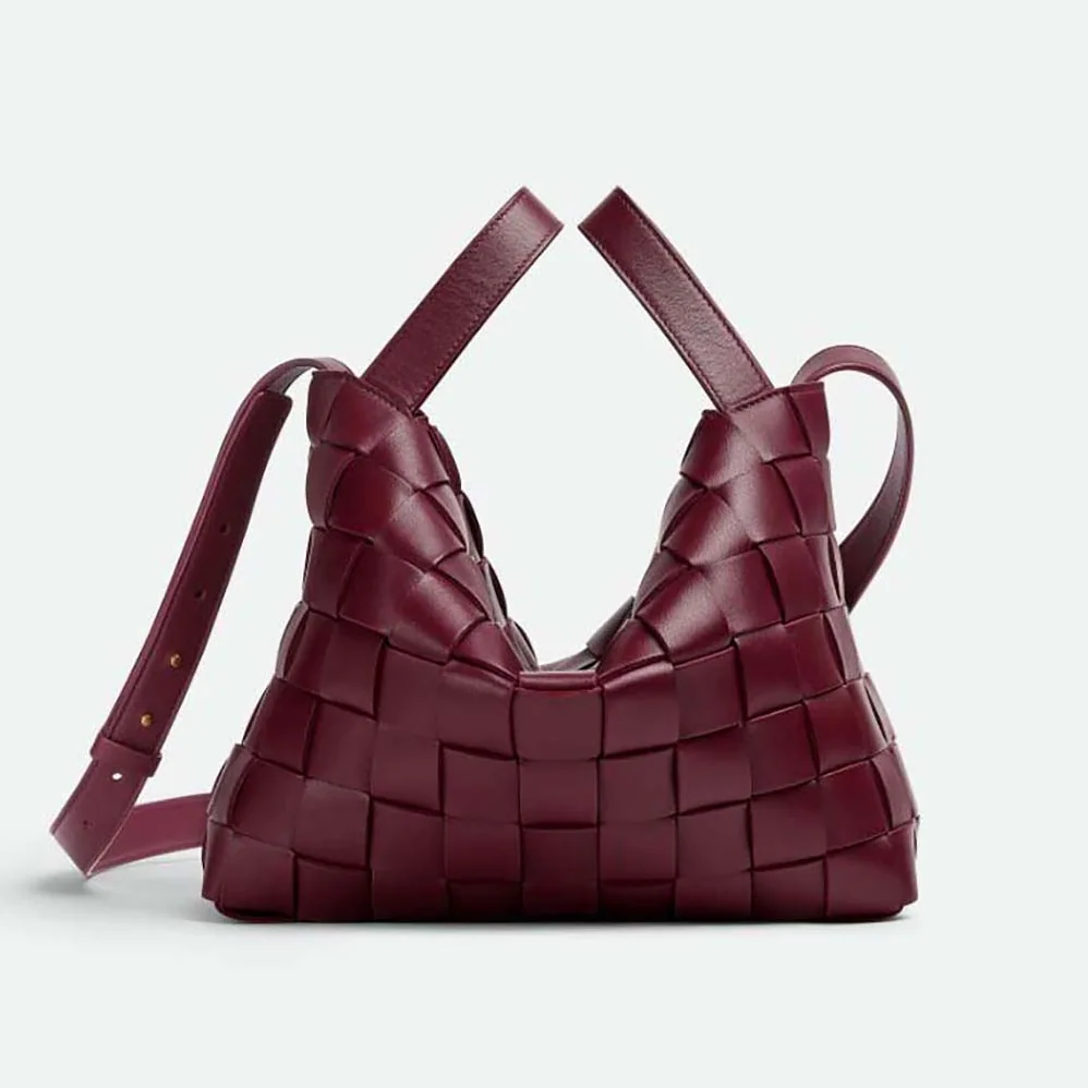 Bottega Veneta Bowling Cassette Medium Intreccio Leather Bowling Bag with Detachable Strap for Women Bottega Veneta Bowling Cassette Medium Intreccio Leather Bowling Bag with Detachable Strap for Women