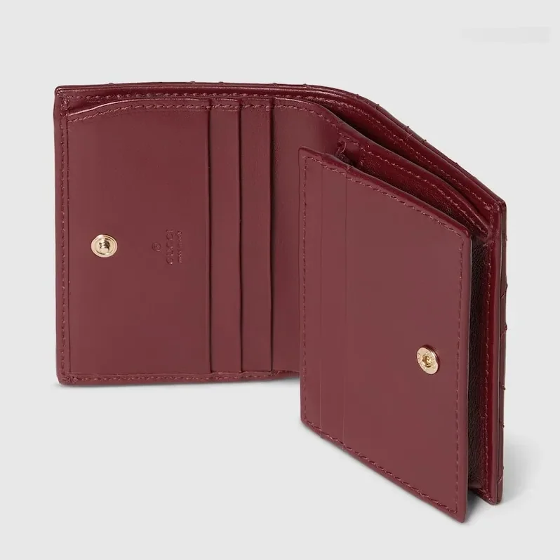 Gucci Marmont Small Wallet Rosso Ancora Red /