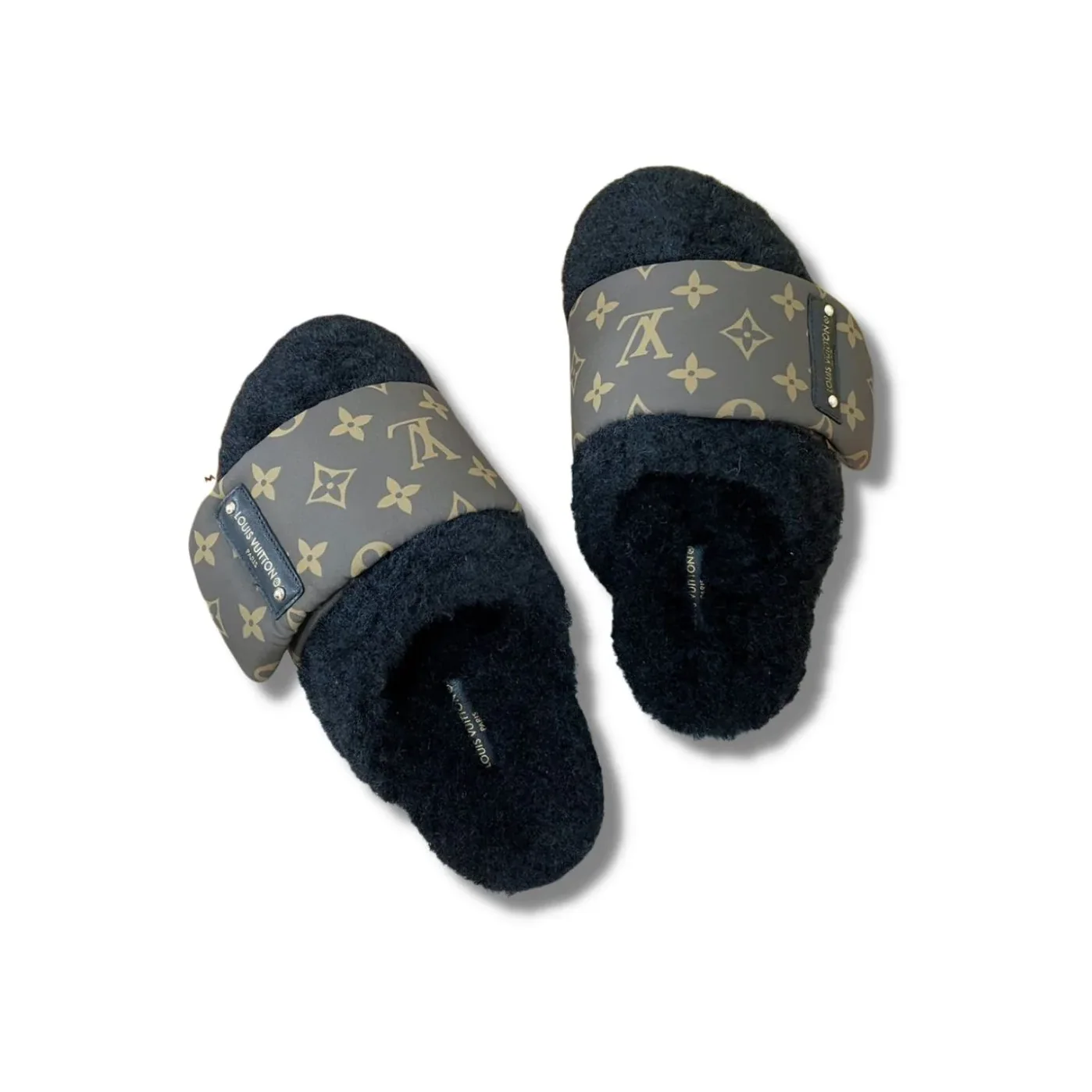 Louis Vuitton Slipper Pillow Flat Comfort Mule Black Louis Vuitton Slipper Pillow Flat Comfort Mule Black