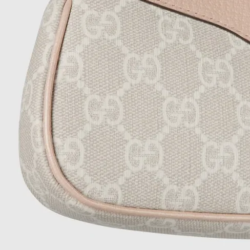 Gucci Ophidia Mini Shoulder Bag in Beige/ White Gold Hardware Gucci Ophidia Mini Shoulder Bag in Beige/ White Gold Hardware