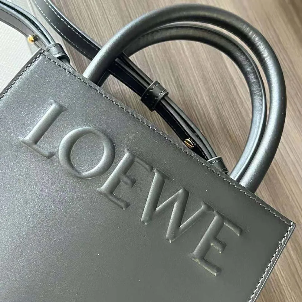 Loewe Standard A5 Tote in Sleek Calfskin for Women in Black