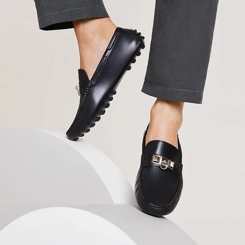 Hermes Irving Loafers Noir Hermes Irving Loafers Noir