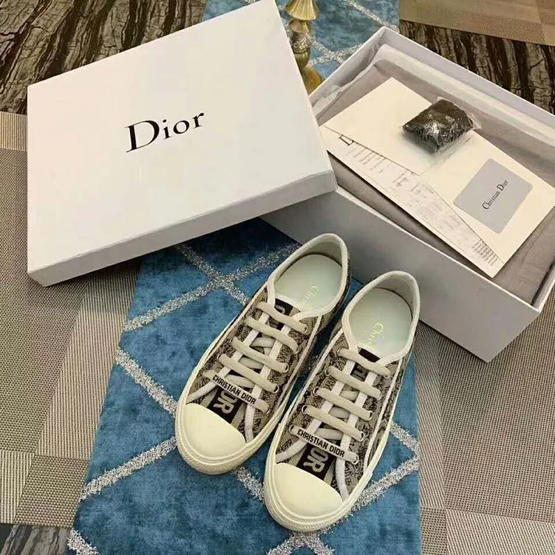 Dior Walk'n'Dior Sneaker Embroidered With Toile De Jouy for Women