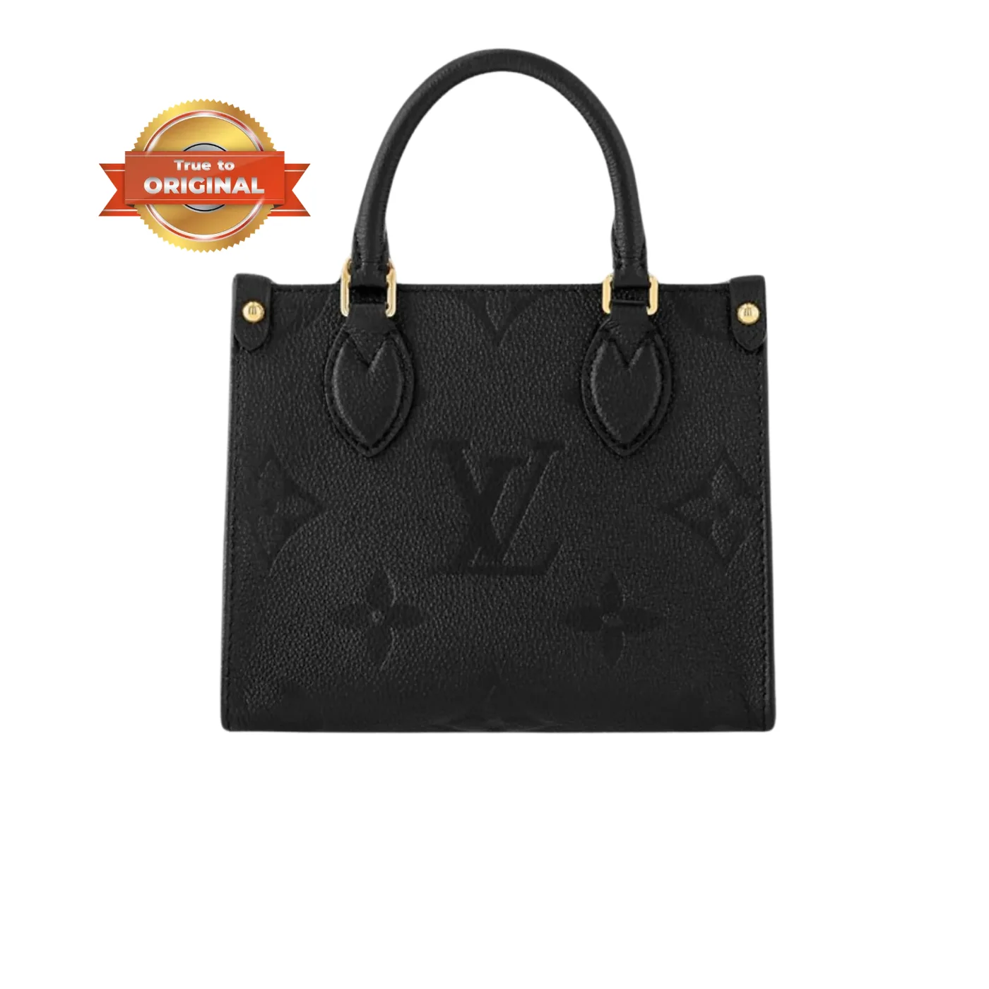 Louis Vuitton OnTheGo BB Tote Bag in Monogram Empreinte Black