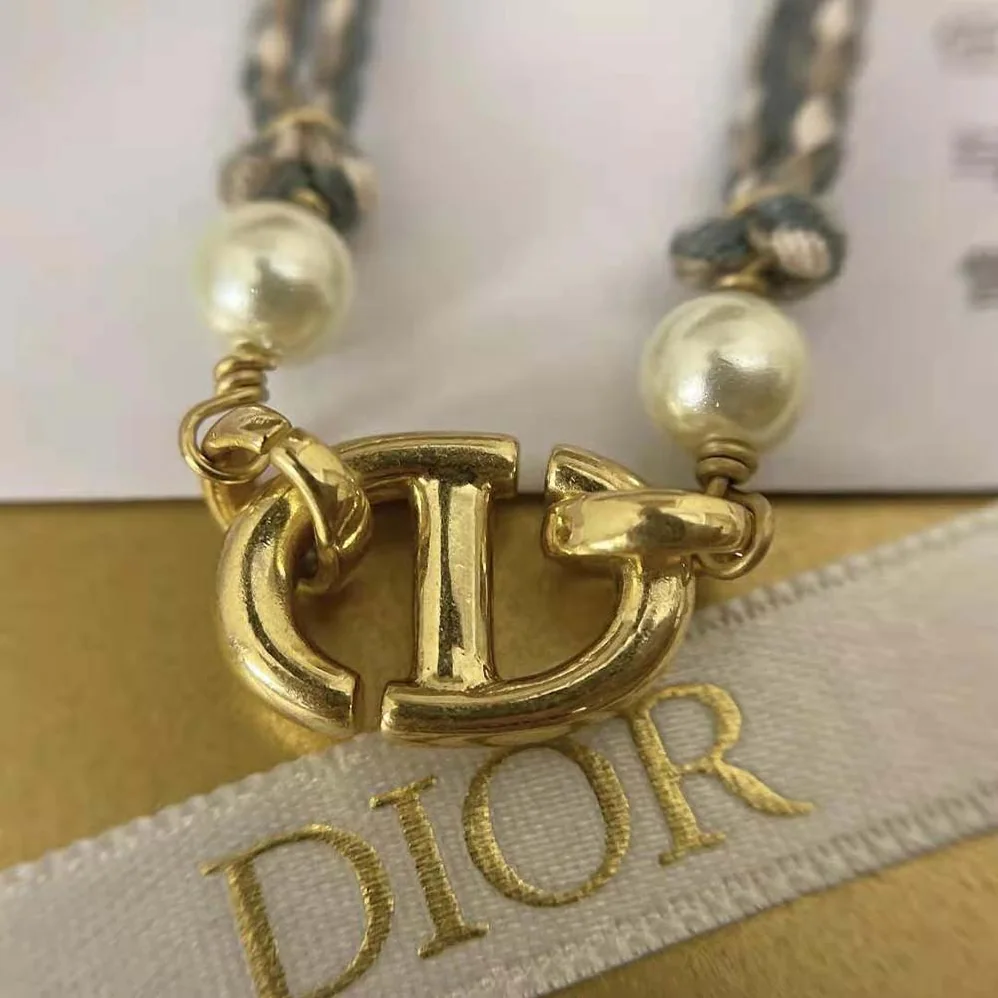 Dior CD Navy Bracelet Gold for Women in Finish Metal Dior CD Navy Bracelet Gold for Women in Finish Metal