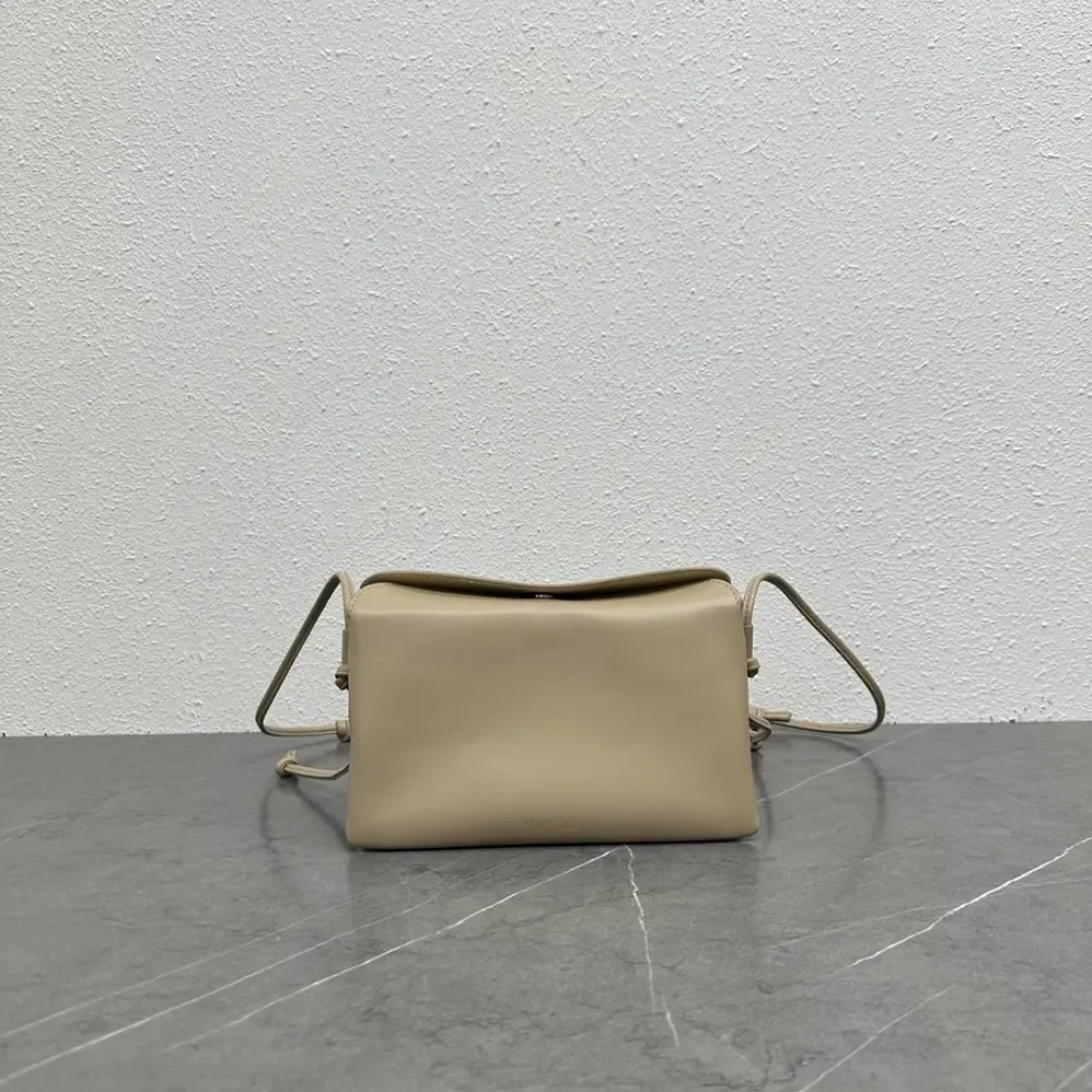 Celine Trio Flap In Smooth Lambskin for Women in Sandy