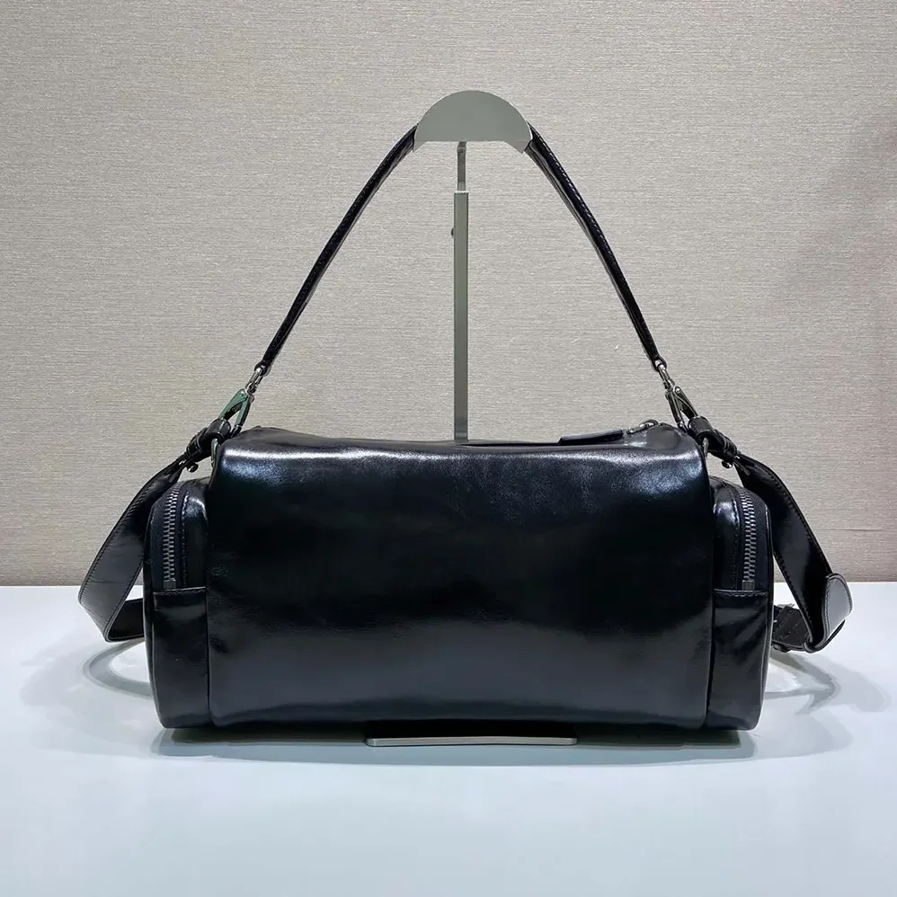 Prada Distressed Nappa Leather Shoulder Bag for Women