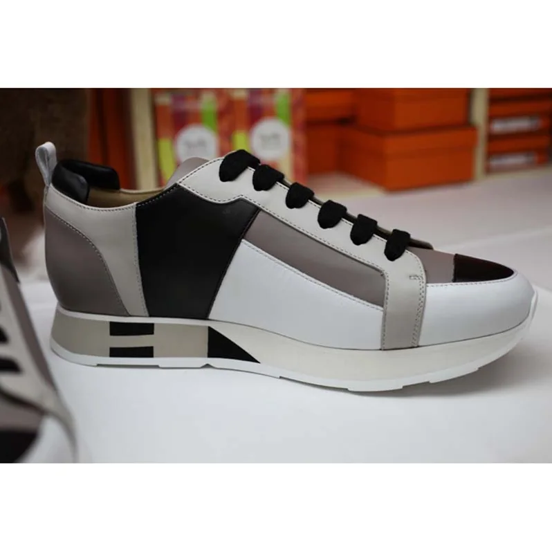 Hermes Rebus Sneaker Shoes White for Men Hermes Rebus Sneaker Shoes White for Men