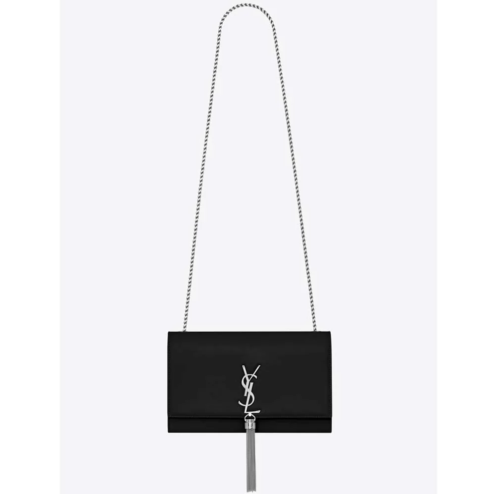 Saint Laurent YSL Kate Medium Tassel Grain De Poudre Embossed for Women Saint Laurent YSL Kate Medium Tassel Grain De Poudre Embossed for Women