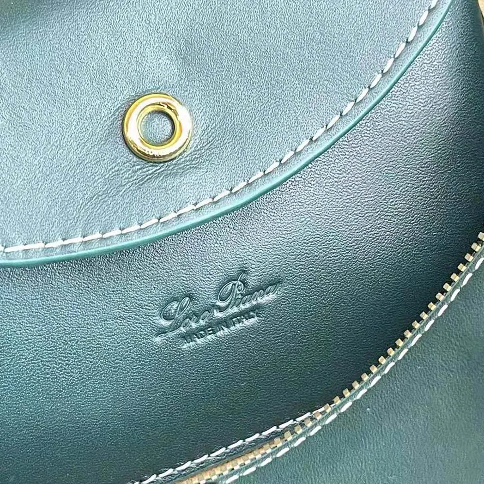 Loro Piana Extra Bag in Calfskin Leather for Women in Green