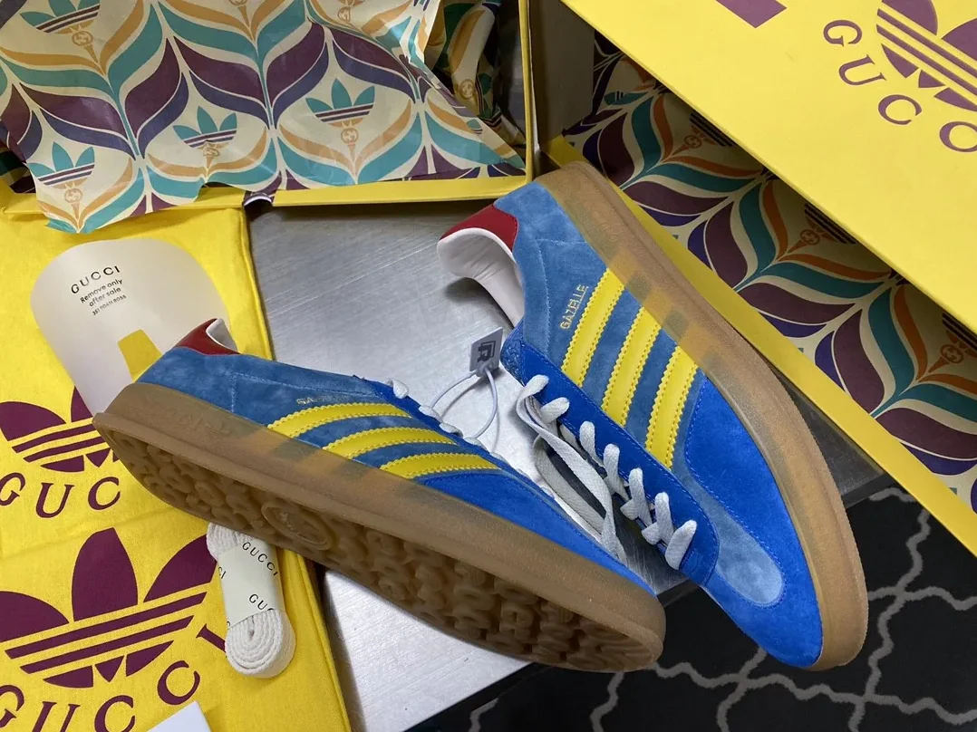 Gucci x Adidas Gazelle Sneaker Light Blue for Men