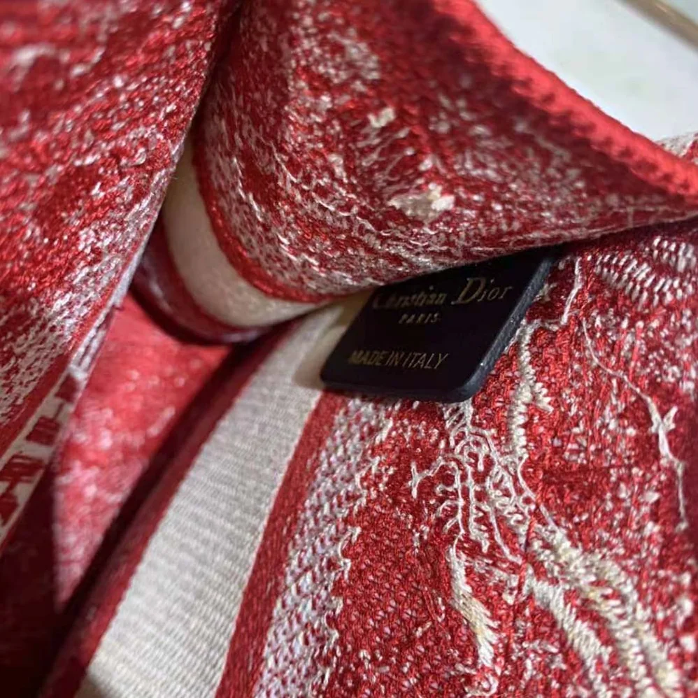 Dior Mini Dior Book Tote Fuchsia Toile de Jouy Reverse Embroidery for Women Dior Mini Dior Book Tote Fuchsia Toile de Jouy Reverse Embroidery for Women