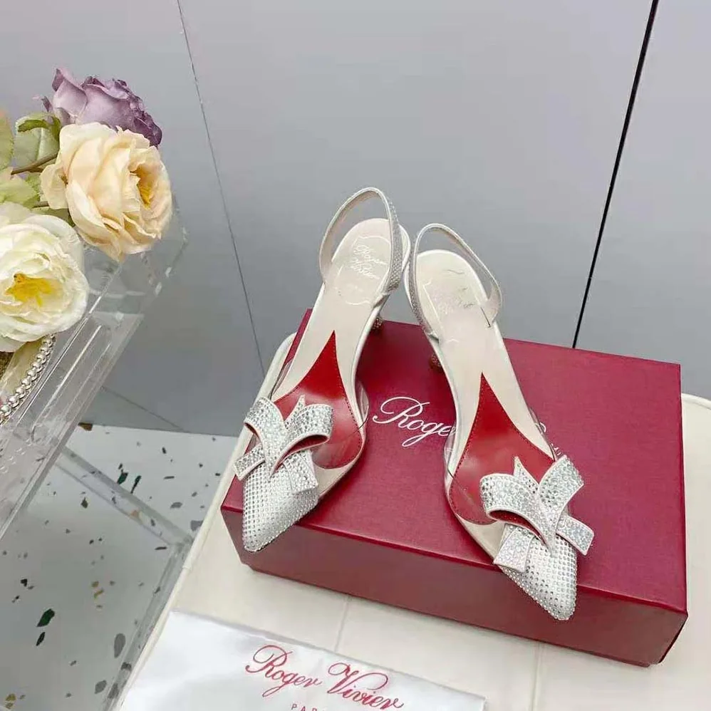 Roger Vivier I Love Vivier Bow Strass Pumps in PVC for Women