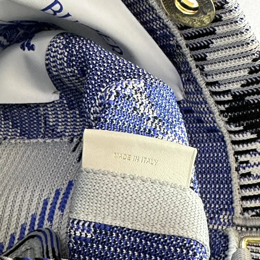 Burberry Small Check Knitted Tote for Women