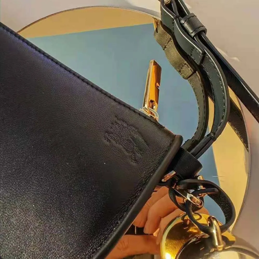 Burberry Micro Shield Sling Bag for Women in Black Burberry Micro Shield Sling Bag for Women in Black