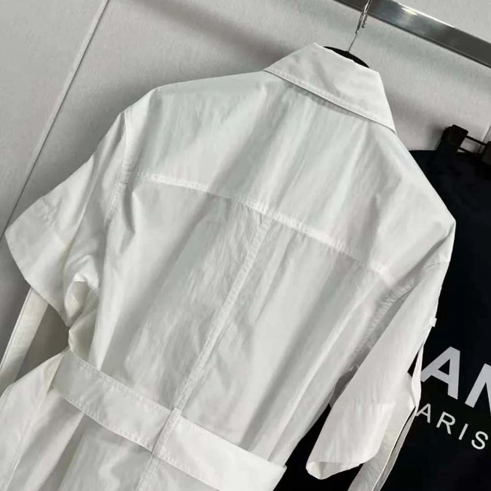 Loewe Workwear Mini Dress in Cotton for Women