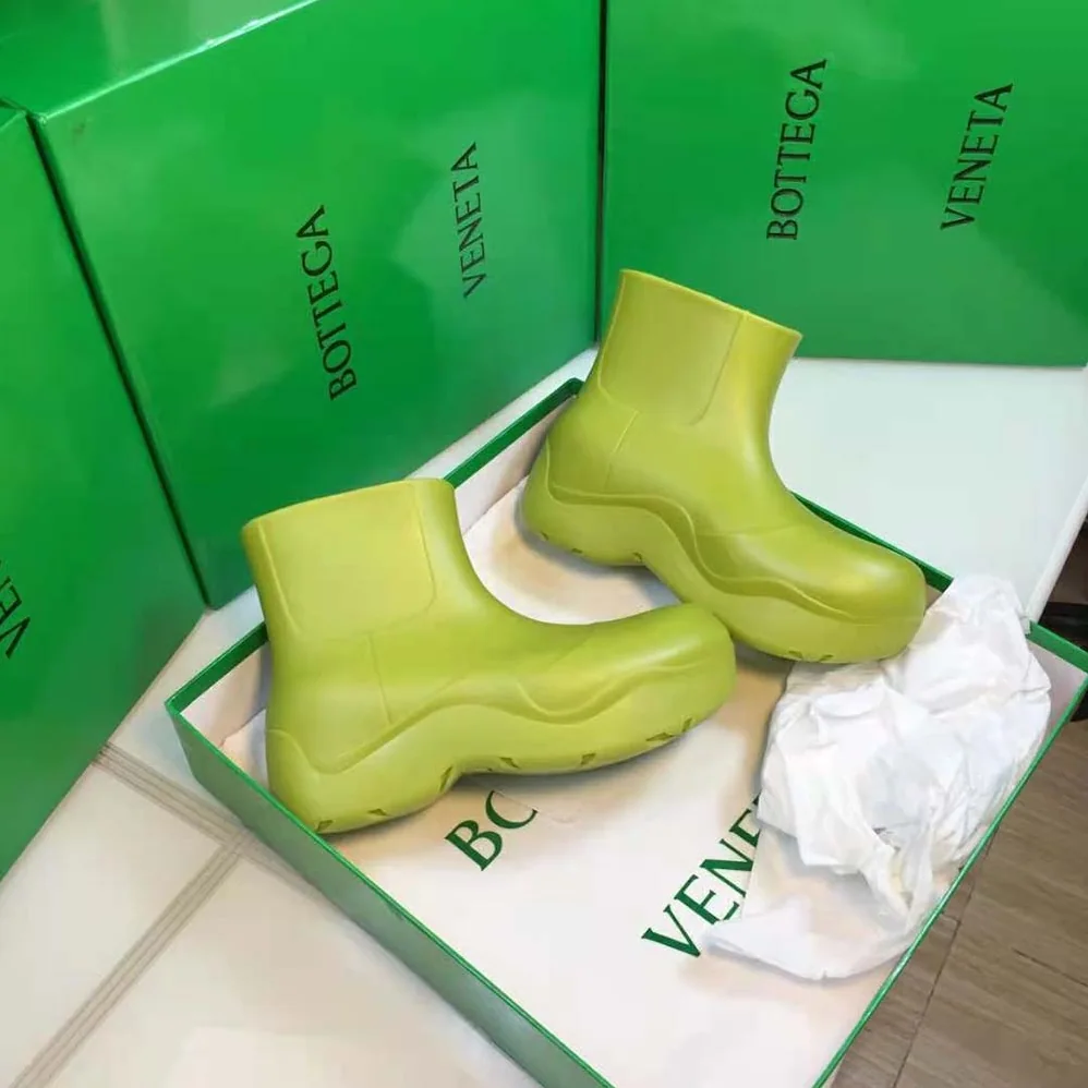 Bottega Veneta Puddle Ankle Boot for Unisex in Yellow Bottega Veneta Puddle Ankle Boot for Unisex in Yellow