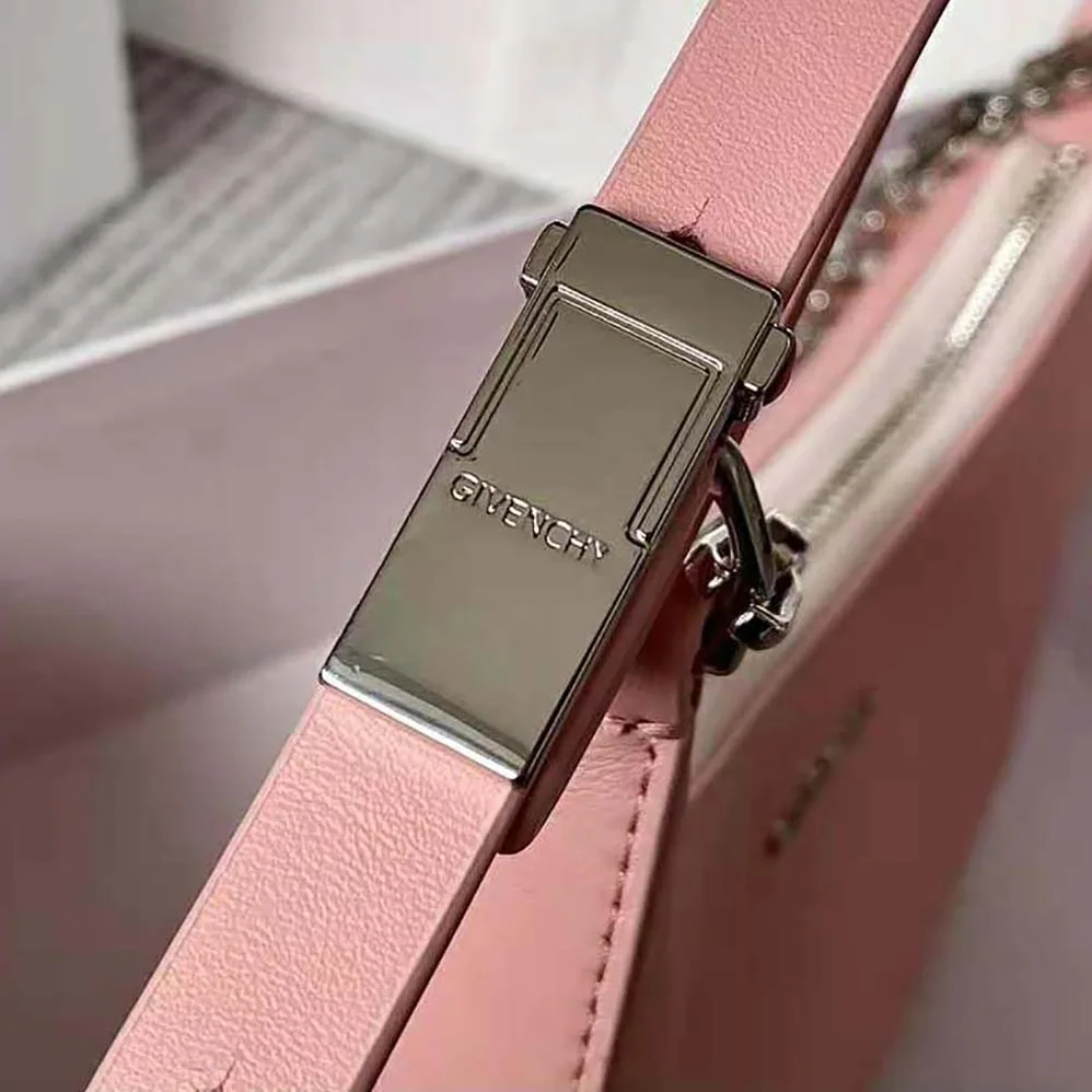 Givenchy Small Moon Cut Out Bag in Leather for Women in Pink Givenchy Small Moon Cut Out Bag in Leather for Women in Pink