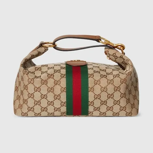 Gucci Vanity Medium Top Handle Bag in Beige/ Brown Gold Hardware Gucci Vanity Medium Top Handle Bag in Beige/ Brown Gold Hardware