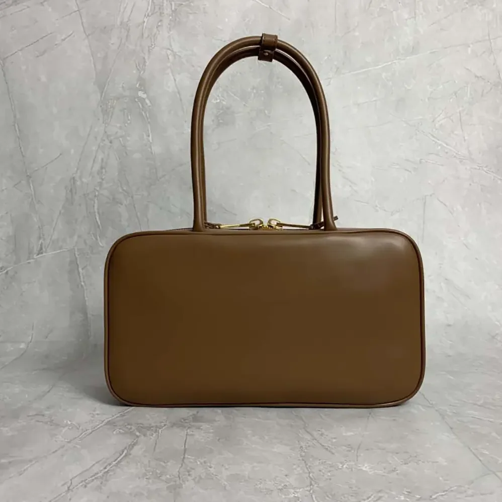 Miu Miu Beau Leather Top-handle Bag for Women in Brown
