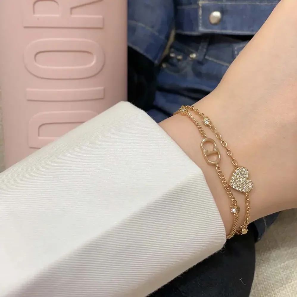 Dior Clair D Lune Bracelet Gold-Finish Metal and Silver for Women in Tone Crystals Dior Clair D Lune Bracelet Gold-Finish Metal and Silver for Women in Tone Crystals