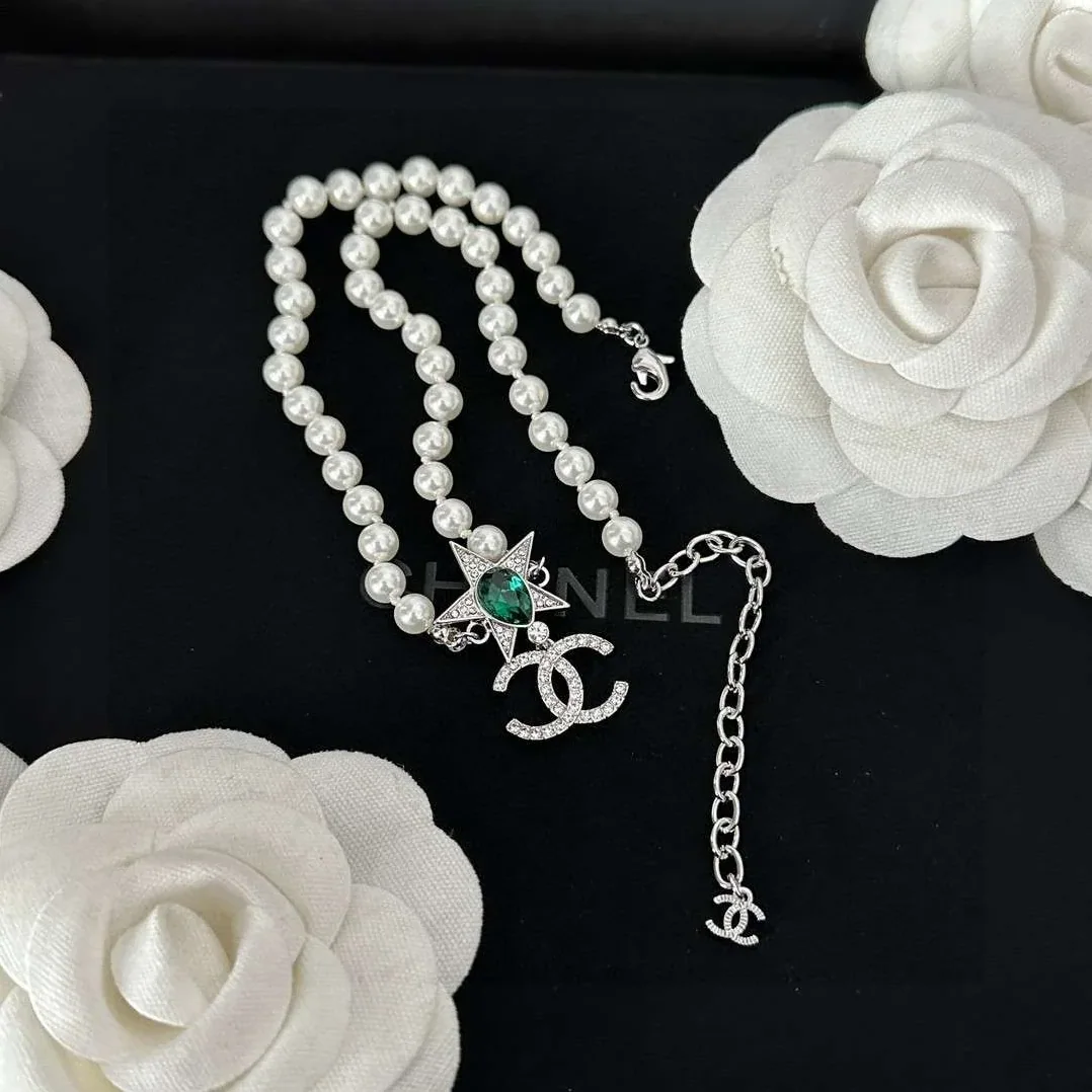Chanel Star Necklace White Chanel Star Necklace White