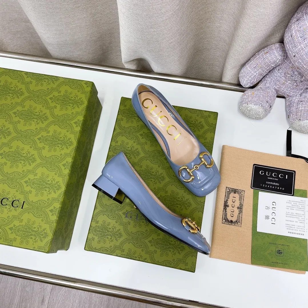 Gucci Ballet Flat With Horsebit Jade Green for Women Gucci Ballet Flat With Horsebit Jade Green for Women