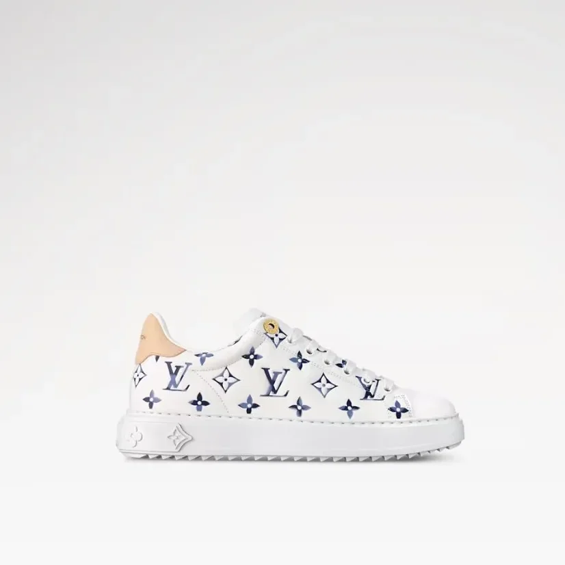 Louis Vuitton Time Out Sneaker Blue 1AHOOF Louis Vuitton Time Out Sneaker Blue 1AHOOF