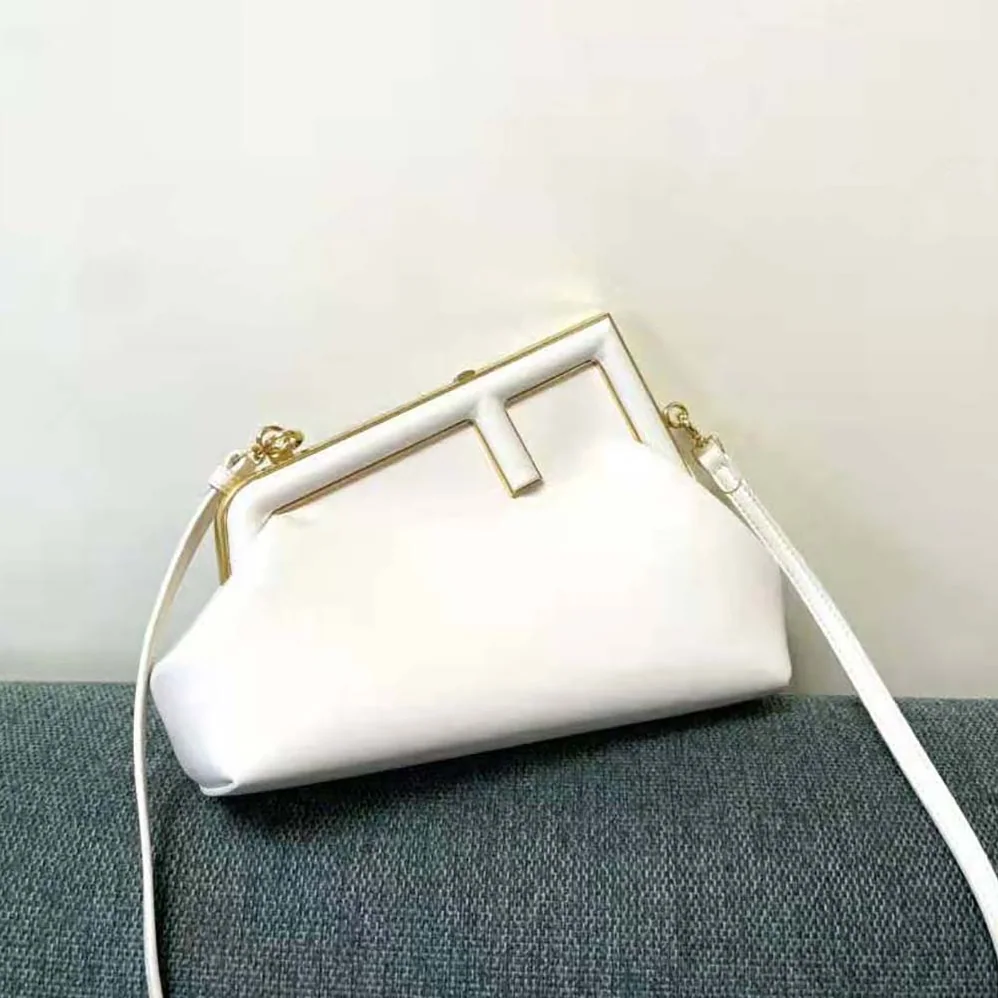 Fendi First Small White Leather Bag for Women