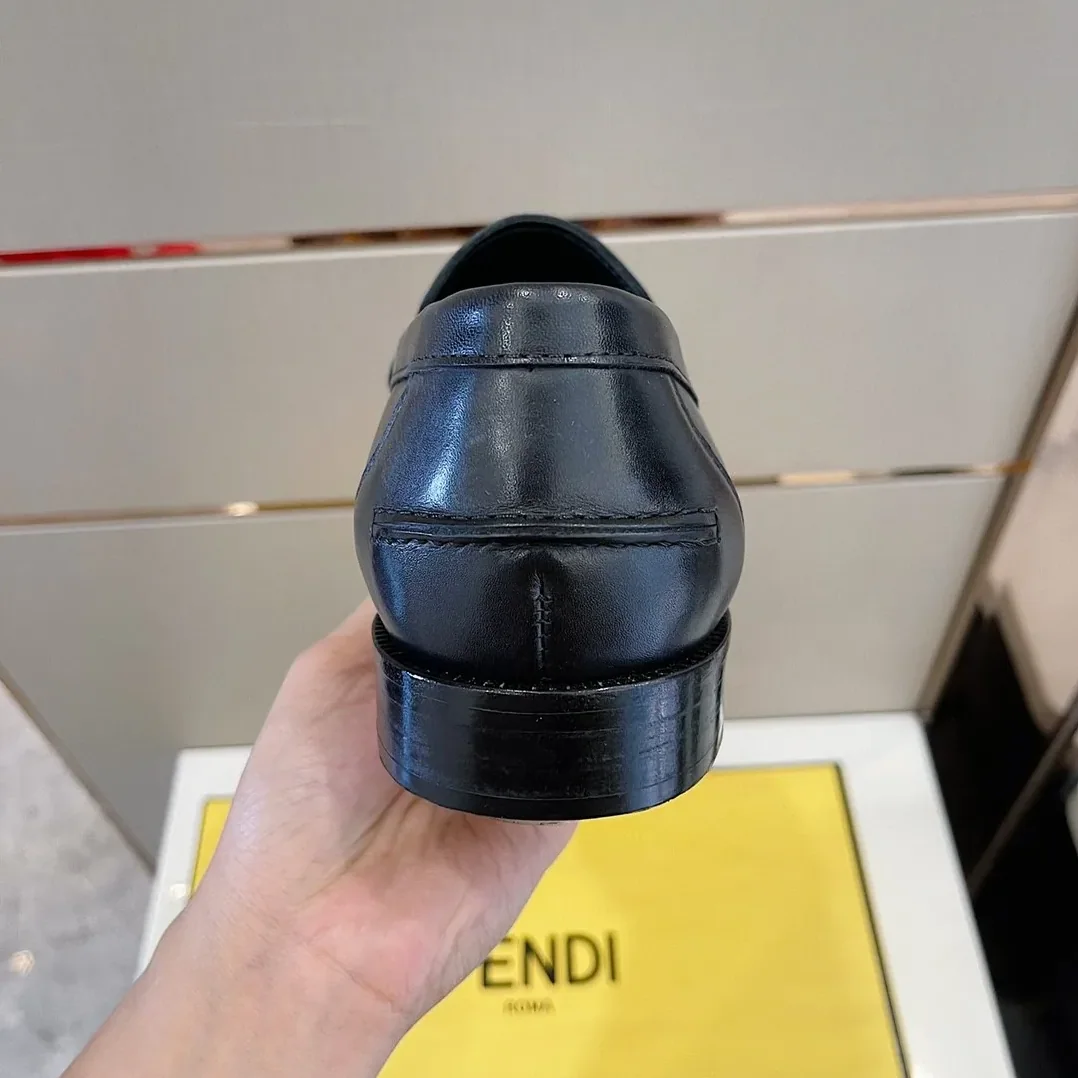 Fendi Force Matte Black Loafers Fendi Force Matte Black Loafers