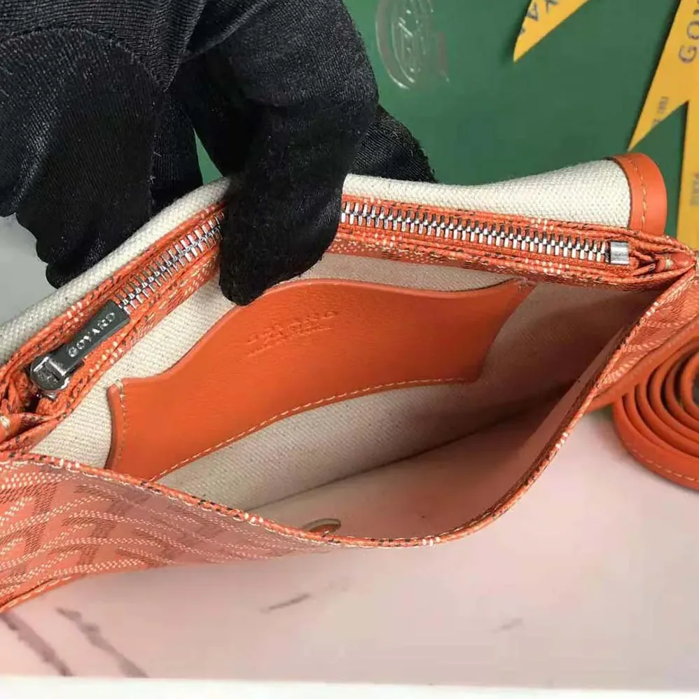 Goyard Plumet Pocket Wallet for Women in Orange