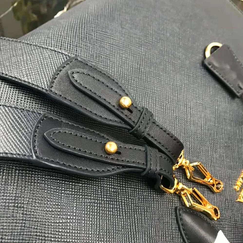Prada Large Saffiano Leather Handbag for Women in Navy Prada Large Saffiano Leather Handbag for Women in Navy