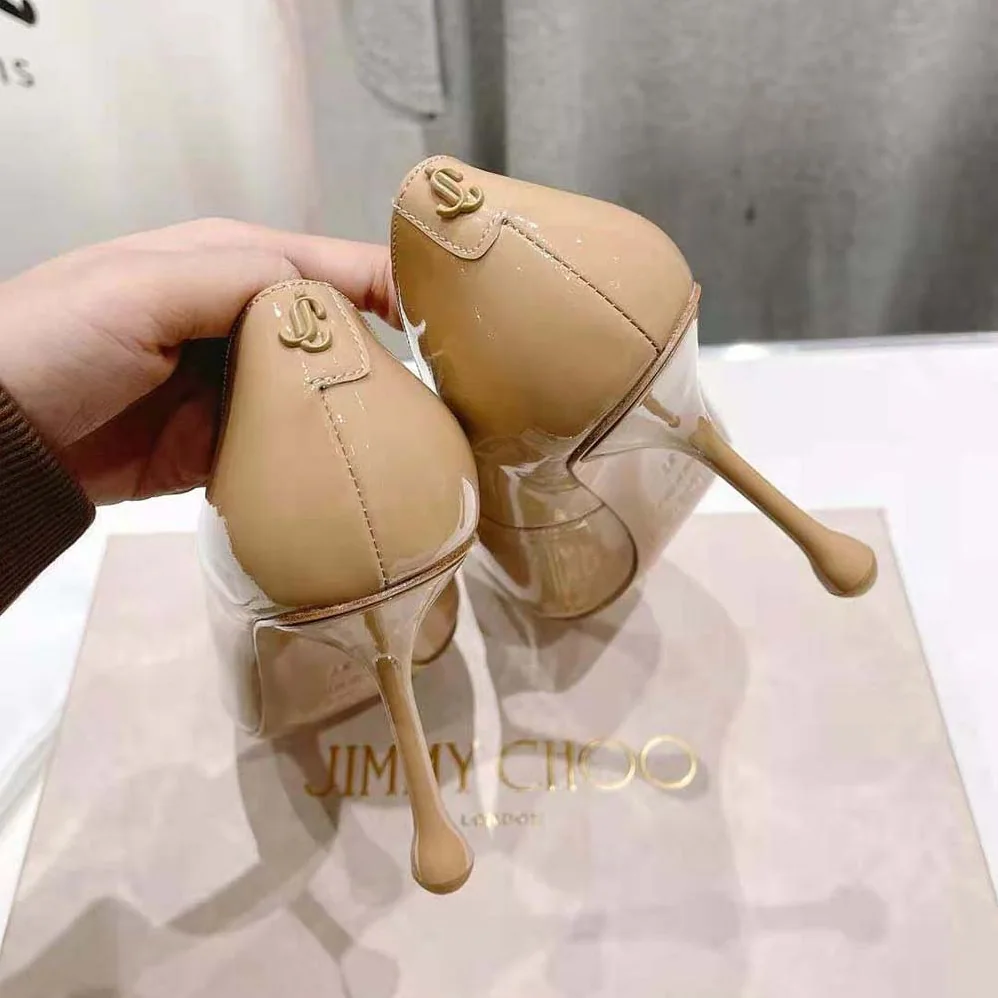 Jimmy Choo Ixia 95 Biscuit Patent Leather Pumps-IXIA95PAT for Women Jimmy Choo Ixia 95 Biscuit Patent Leather Pumps-IXIA95PAT for Women