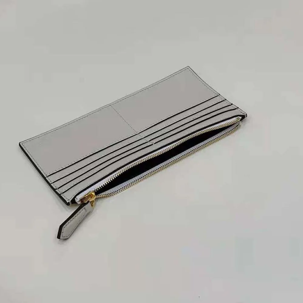 Fendi Fendigraphy Phone Pouch White Leather Wallet for Women Fendi Fendigraphy Phone Pouch White Leather Wallet for Women