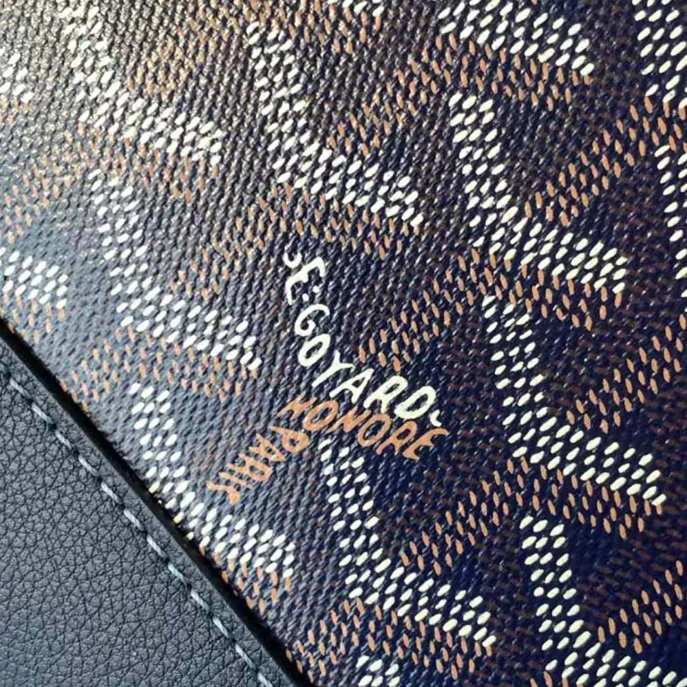 Goyard Cisalpin Document Case for Unisex in Navy