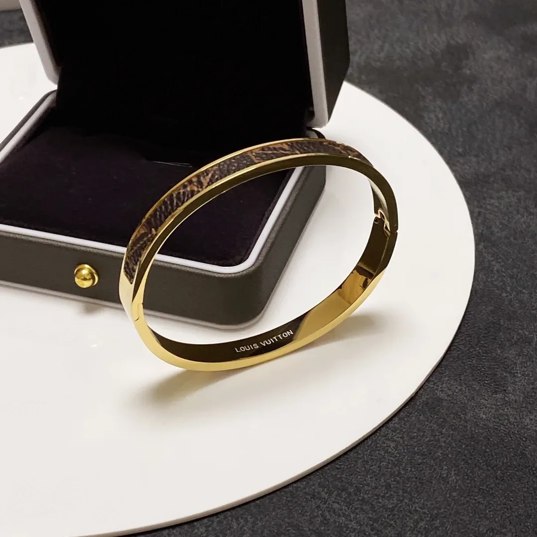Louis Vuitton Letter Bracelet Gold