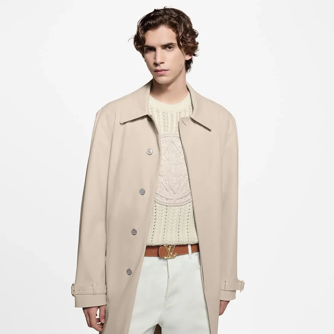 Louis Vuitton LV Dimension Reversible Belt Beige