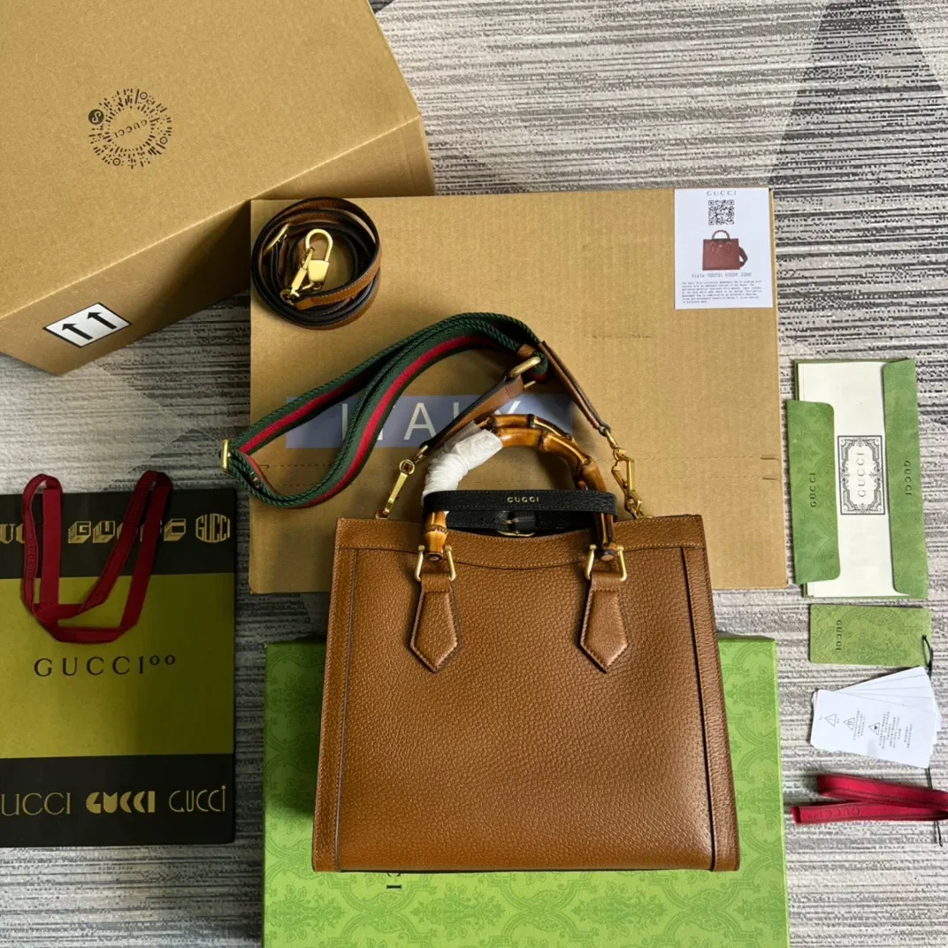 Gucci Diana Medium Tote Bag Brown Gucci Diana Medium Tote Bag Brown