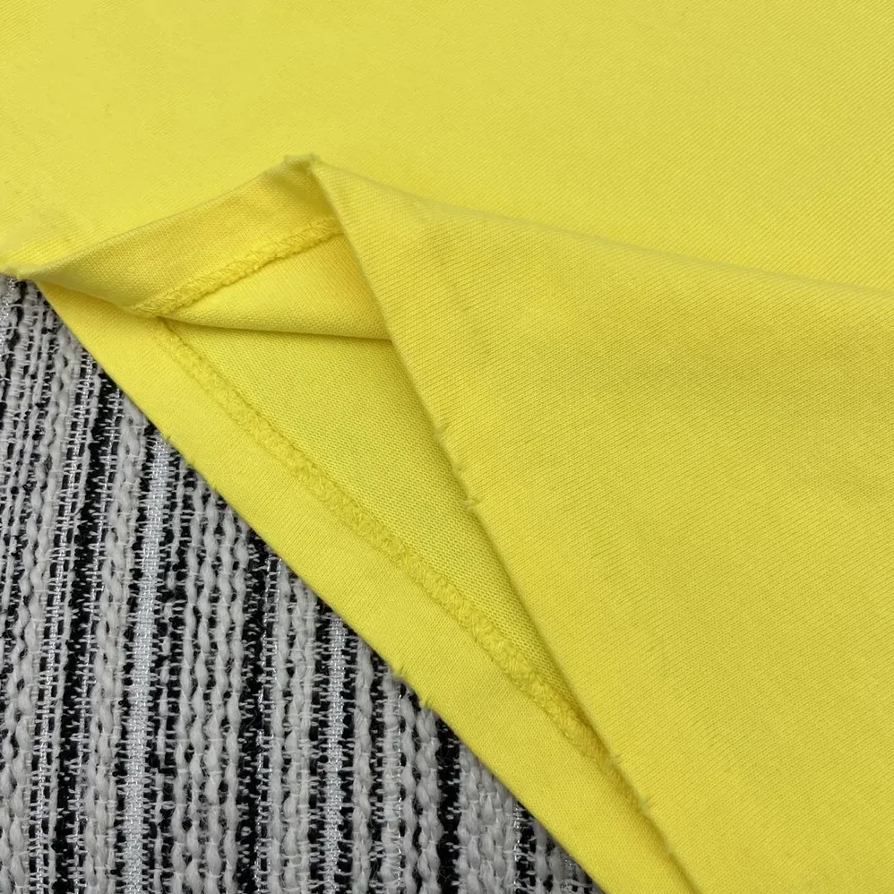Dior DIOR AND HYLTON NEL T-Shirt Relaxed Fit Yellow Cotton Jersey for Women Dior DIOR AND HYLTON NEL T-Shirt Relaxed Fit Yellow Cotton Jersey for Women