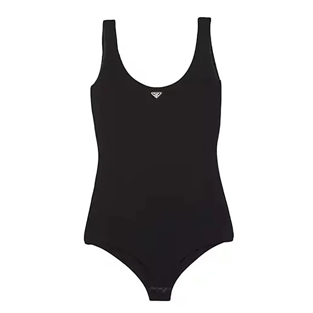 Prada Stretch Jersey Bodysuit for Women in Black Prada Stretch Jersey Bodysuit for Women in Black