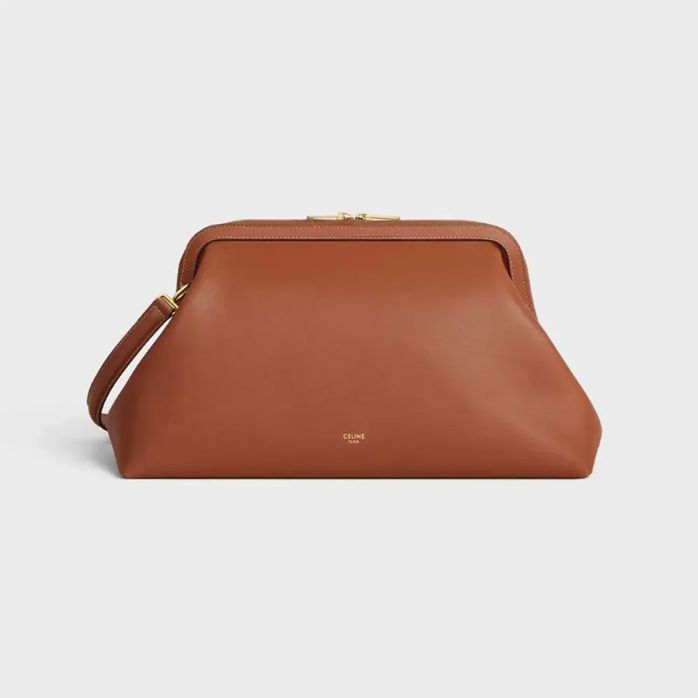 Celine Doctor'S Pouch in Supple Natural Calfskin for Women in Brown
