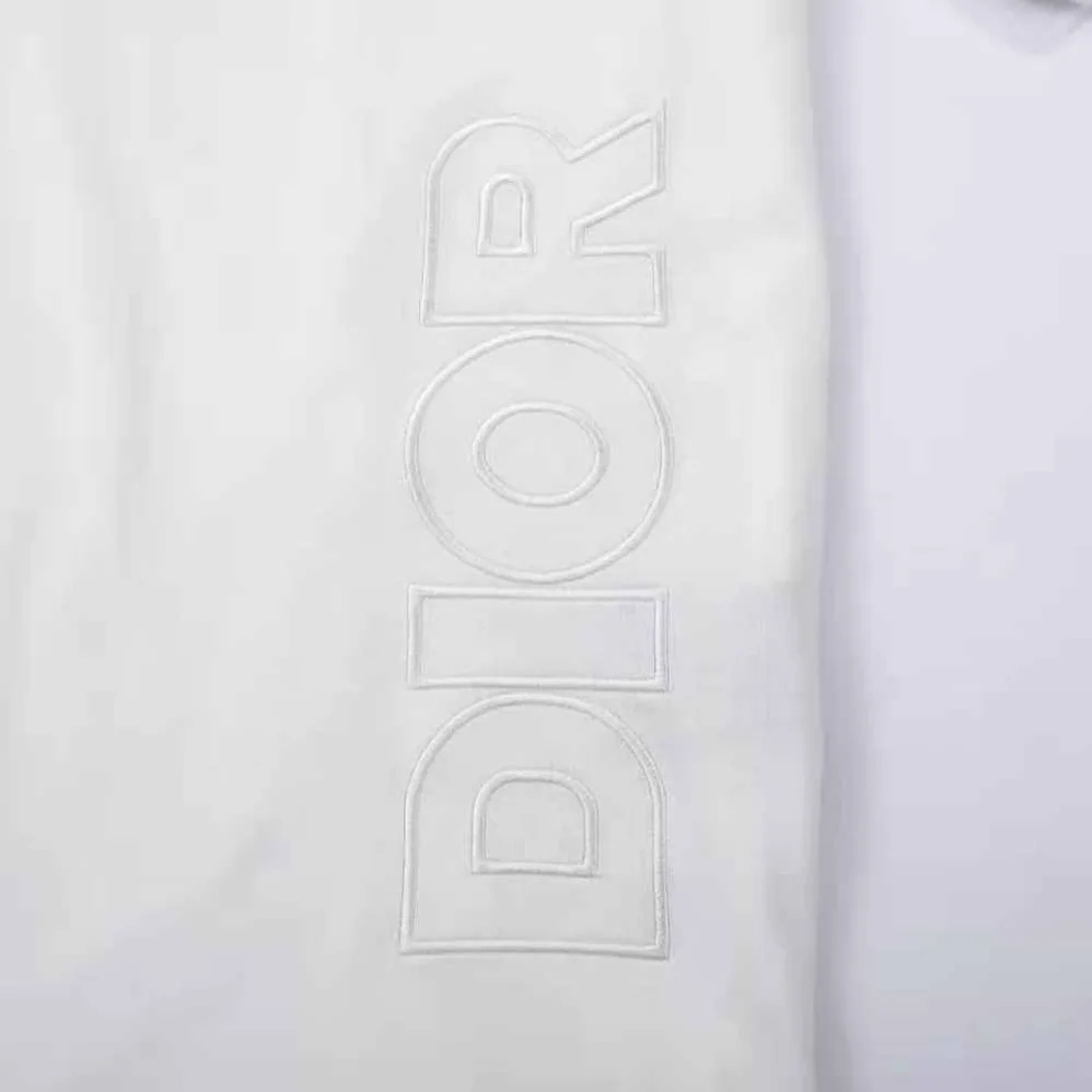 Dior Dior and Parley Oversized T-shirt White Parley Ocean Plastic Cotton Jersey Blend for Men