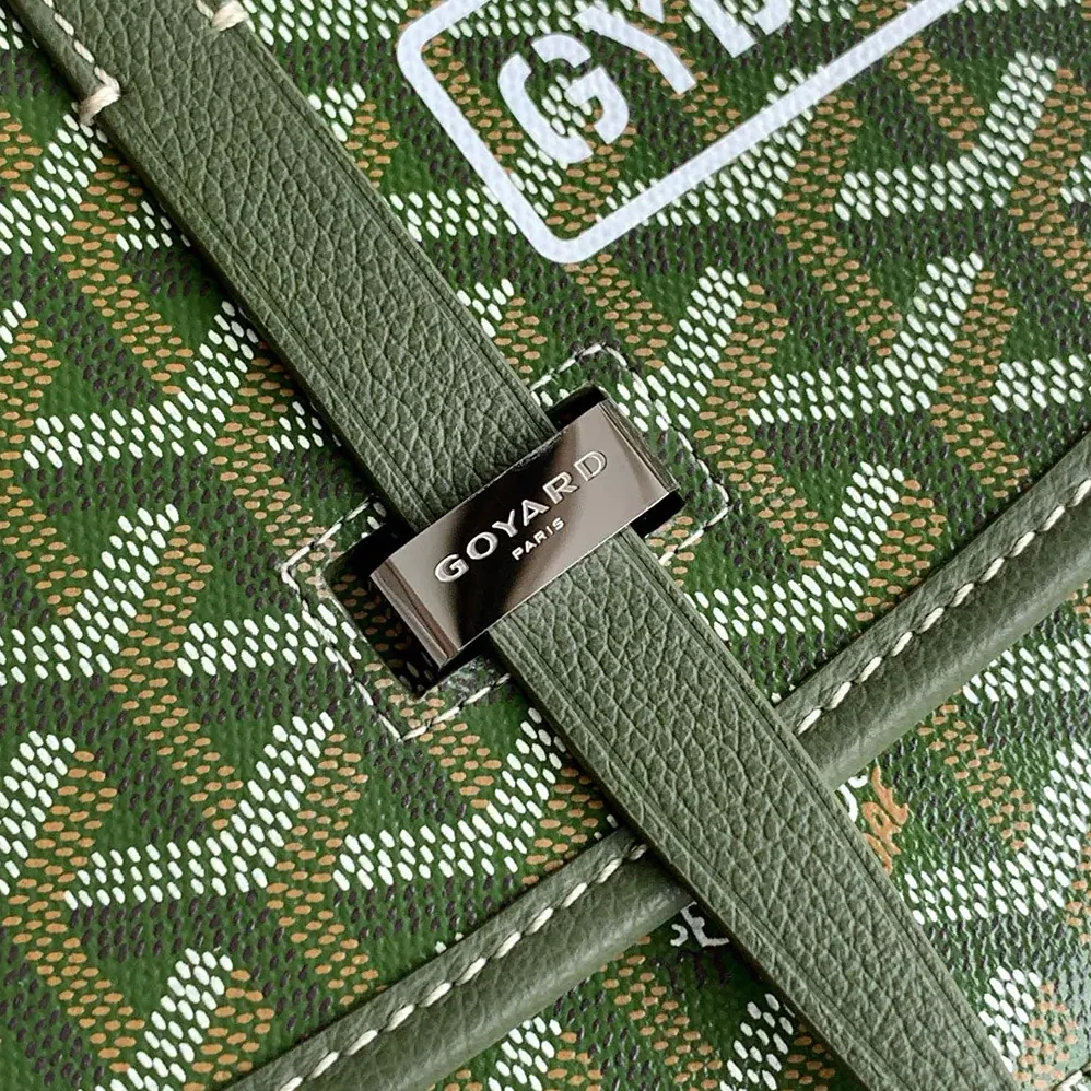Goyard Belvedere PM Bag for Unisex in Green Goyard Belvedere PM Bag for Unisex in Green