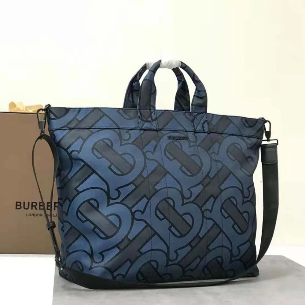 Burberry Ormond Tote with Raised Burberry Lettering for Men