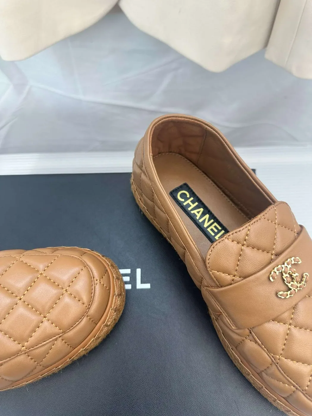 Chanel Espadrilles Brown Chanel Espadrilles Brown