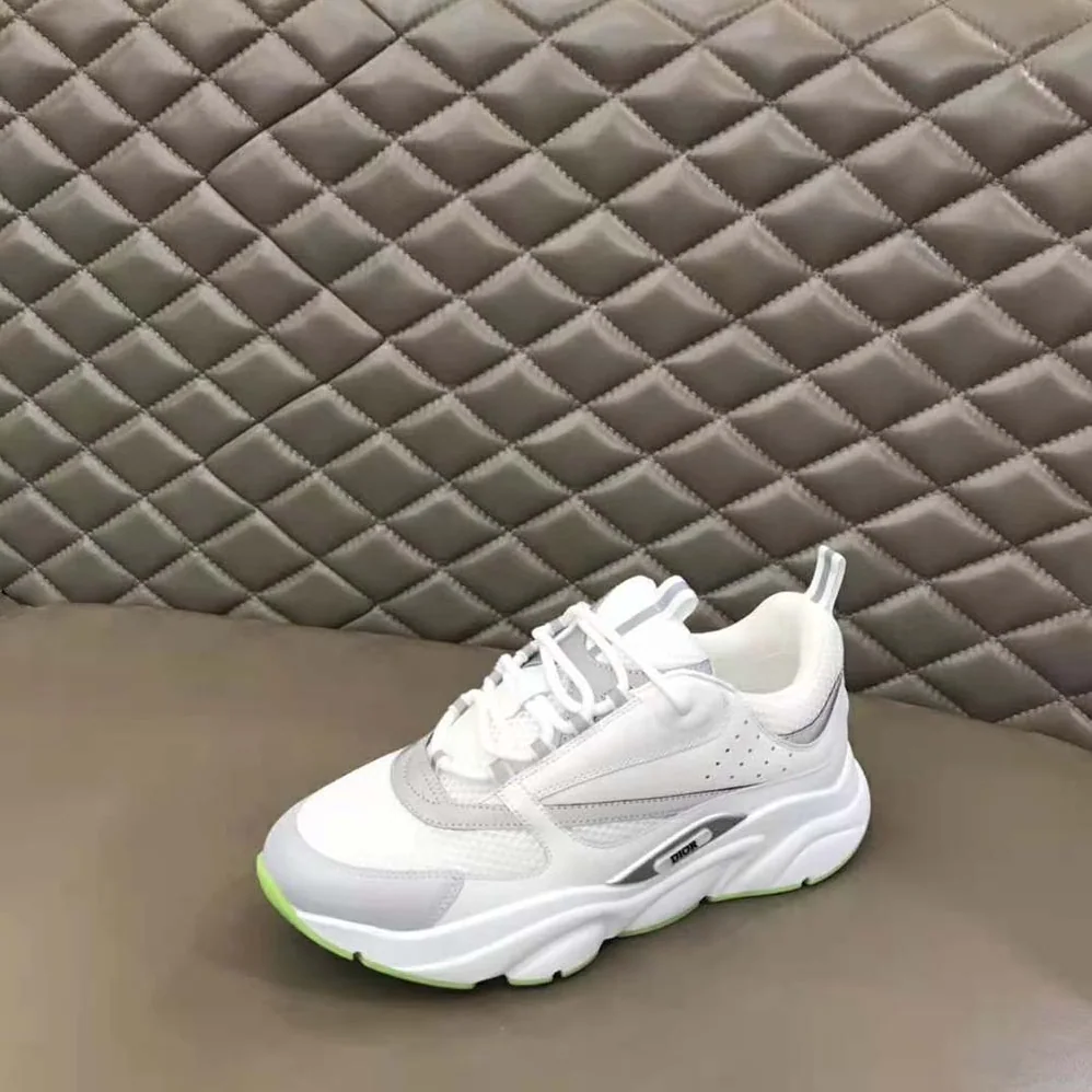 Dior B22 Sneaker White Technical Mesh and Smooth Calfskin for Men