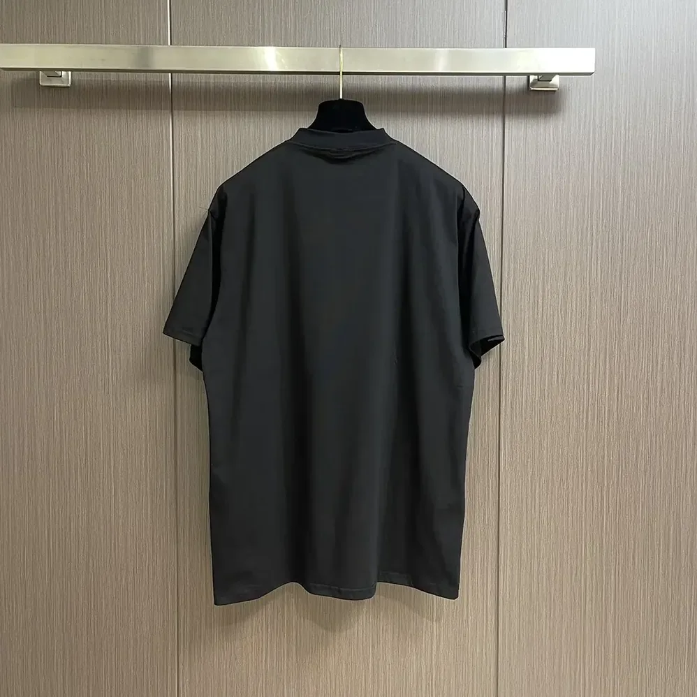 Balenciaga How Do You Feel? T-Shirt Medium Fit in Black Vintage Jersey for Women Balenciaga How Do You Feel? T-Shirt Medium Fit in Black Vintage Jersey for Women