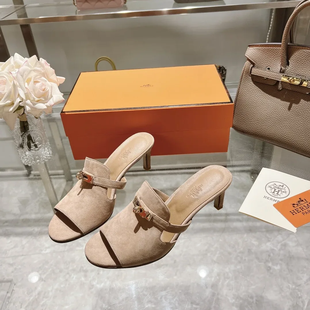 Hermes Cute Sandal Beige Hermes Cute Sandal Beige